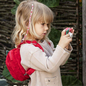 Batoh a taška 2v1 na fotoaparáty – Cheeky Fruit Pina Strawbell