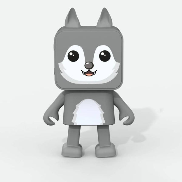 Přenosný tančící reproduktor – Vlk