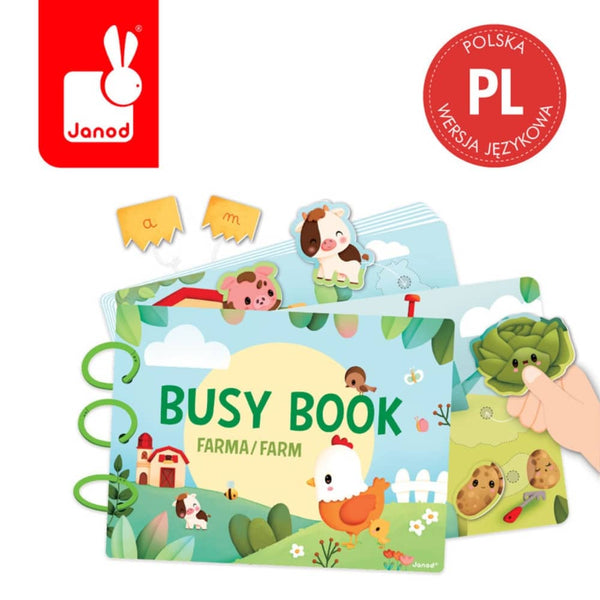 Busy Book sešit s úkoly - Farma 3+ (PL)