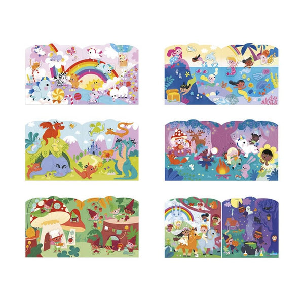 Sticker album se 70 samolepkami – Magické světy