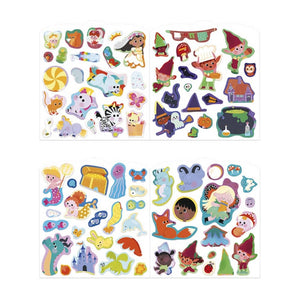 Sticker album se 70 samolepkami – Magické světy