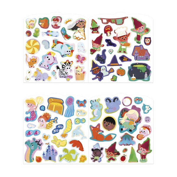 Sticker album se 70 samolepkami – Magické světy