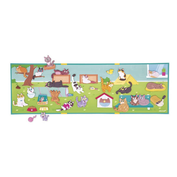 Magnetické puzzle Magneti'stories – Kočky 3+
