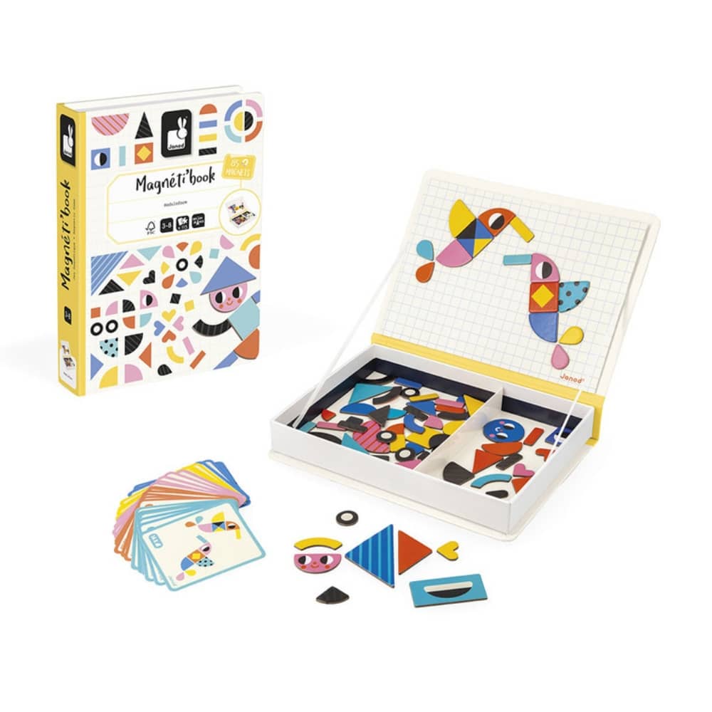Magnetické puzzle Magnetibook – Tvary