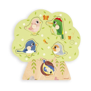 Hudební puzzle – ptačí hlasy 18 měsíců+