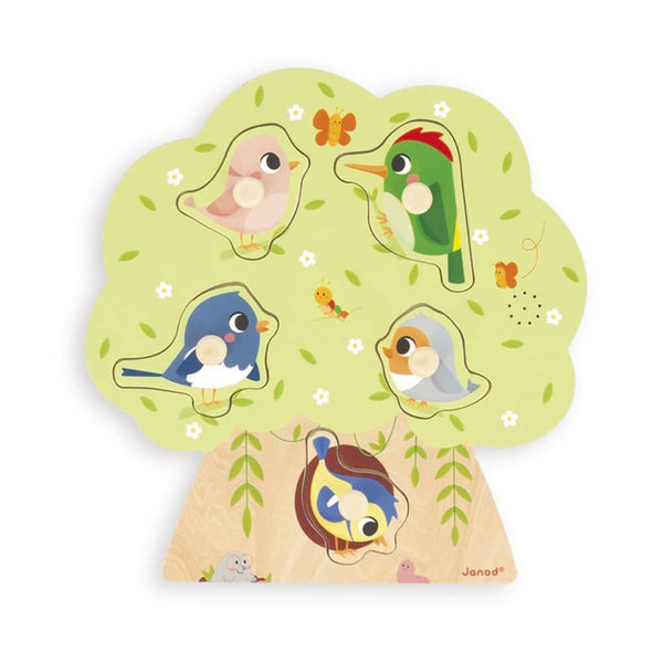 Hudební puzzle – ptačí hlasy 18 měsíců+