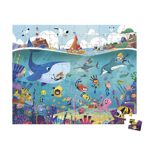 Puzzle v kufříku – Podmořský svět 100 dílků