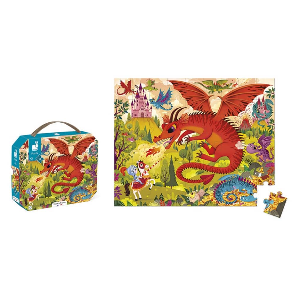 Puzzle v kufříku – Království draků 54 dílků