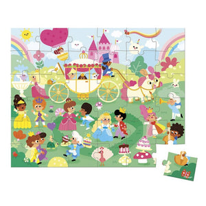 Puzzle v kufříku – Princezny 36 dílků