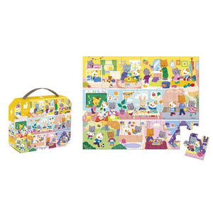 Puzzle v kufříku – Denní rytmus 24 dílků