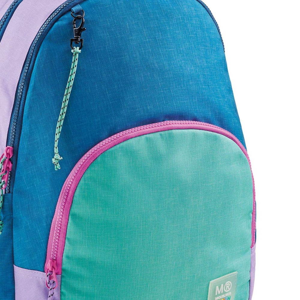 Tříkomorový školní batoh – Berlin Rider Purple (27L, A4)