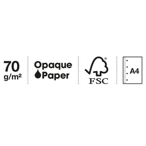 Spirálový zápisník A4 Blue - 200 listů čtverečkovaný (8 barevných segmentů)