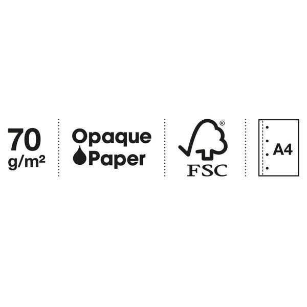 Spirálový zápisník A4 Blue - 200 listů čtverečkovaný (8 barevných segmentů)