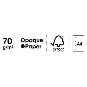 Spirálový zápisník A4 Red - 200 listů čtverečkovaný (8 barevných segmentů)