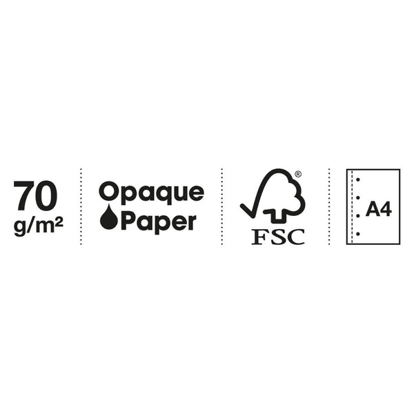 Spirálový zápisník A4 Red - 200 listů čtverečkovaný (8 barevných segmentů)
