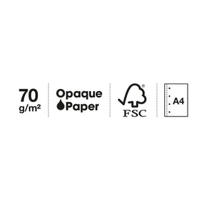 Spirálový blok A4 – Green, 150 stran, čtverečkovaný