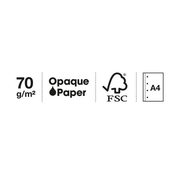 Spirálový blok A4 – Green, 150 stran, čtverečkovaný
