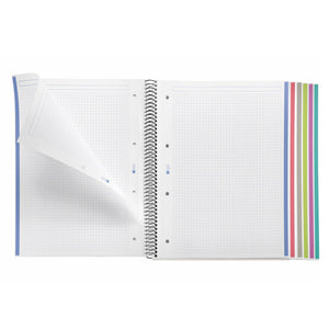 Spirálový blok A4 – Green, 150 stran, čtverečkovaný