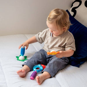 Magnetické kostky Smart Max – My First Sound & Flowers, 6 dílů