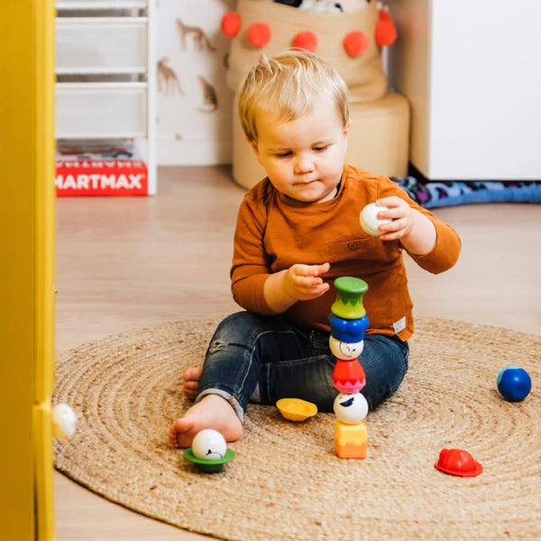 Magnetická stavebnice Smart Max – My First People, 12 dílků