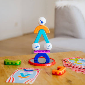 Magnetická stavebnice Smart Max – My First Acrobats, 9 dílků