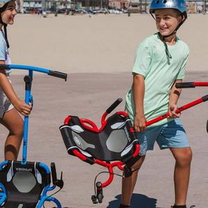 360° akční sedací motokára a dětské vozítko - Spinner X Red (4-12 let)