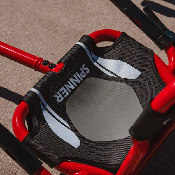 360° akční sedací motokára a dětské vozítko - Spinner X Red (4-12 let)