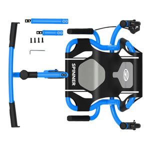 360° akční sedací motokára a dětské vozítko - Spinner X Blue (4-12 let)