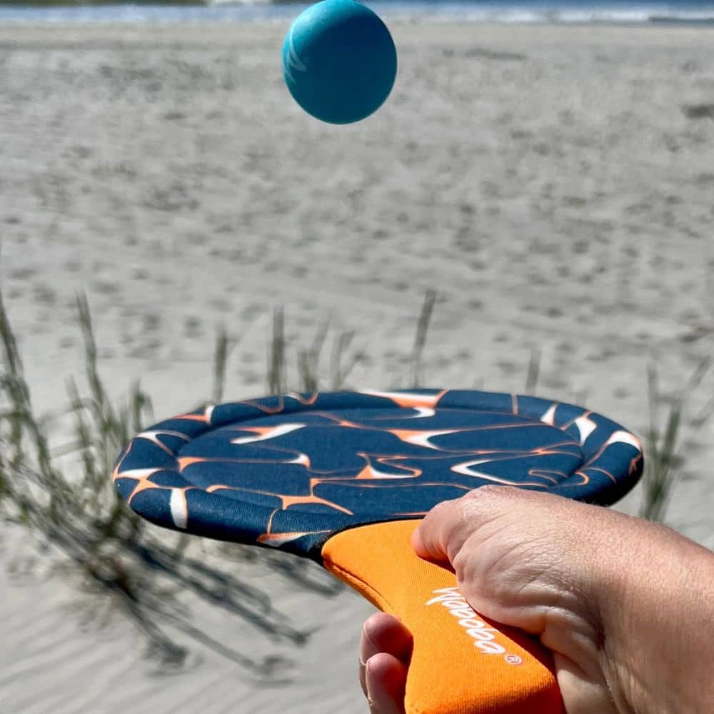 Beach Paddle Set Blue – Plážová sada se 2 pálkami a míčkem