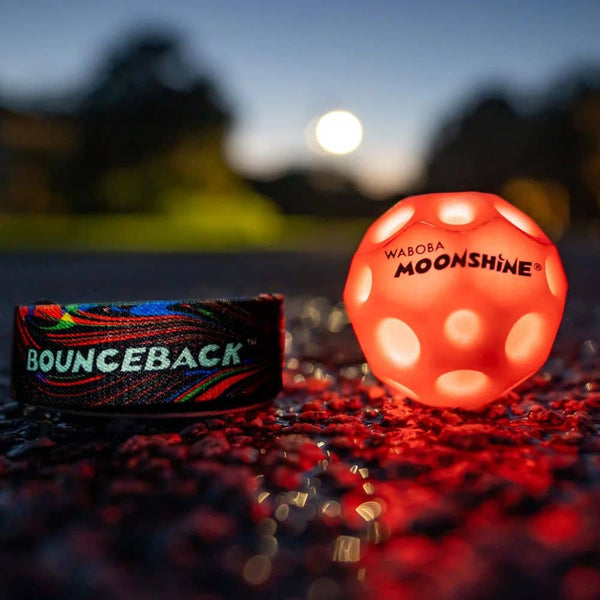 Moonshine Bounceback – Svítící skákací míček s LED efektem