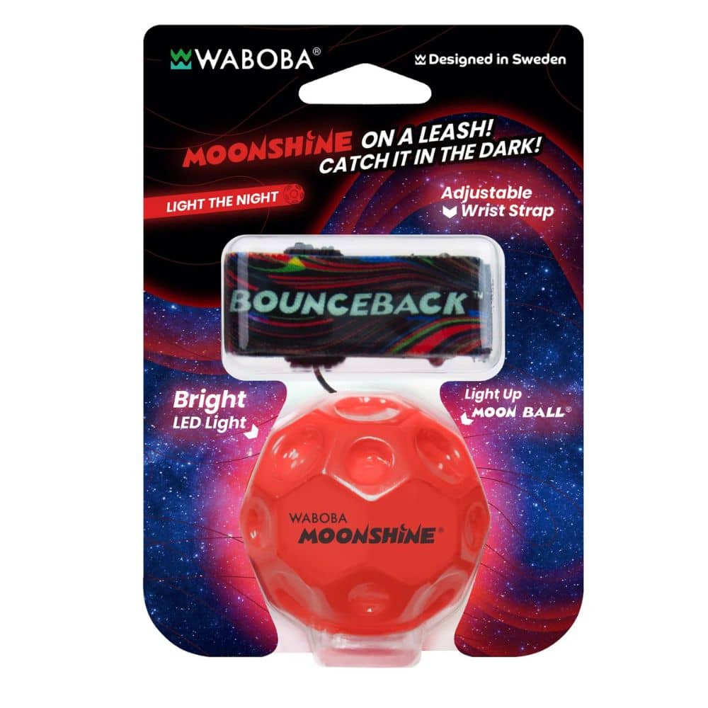 Moonshine Bounceback – Svítící skákací míček s LED efektem