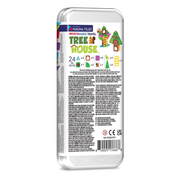 Magnetické kostky – Treehouse Travel od microMAGS, 24 dílů