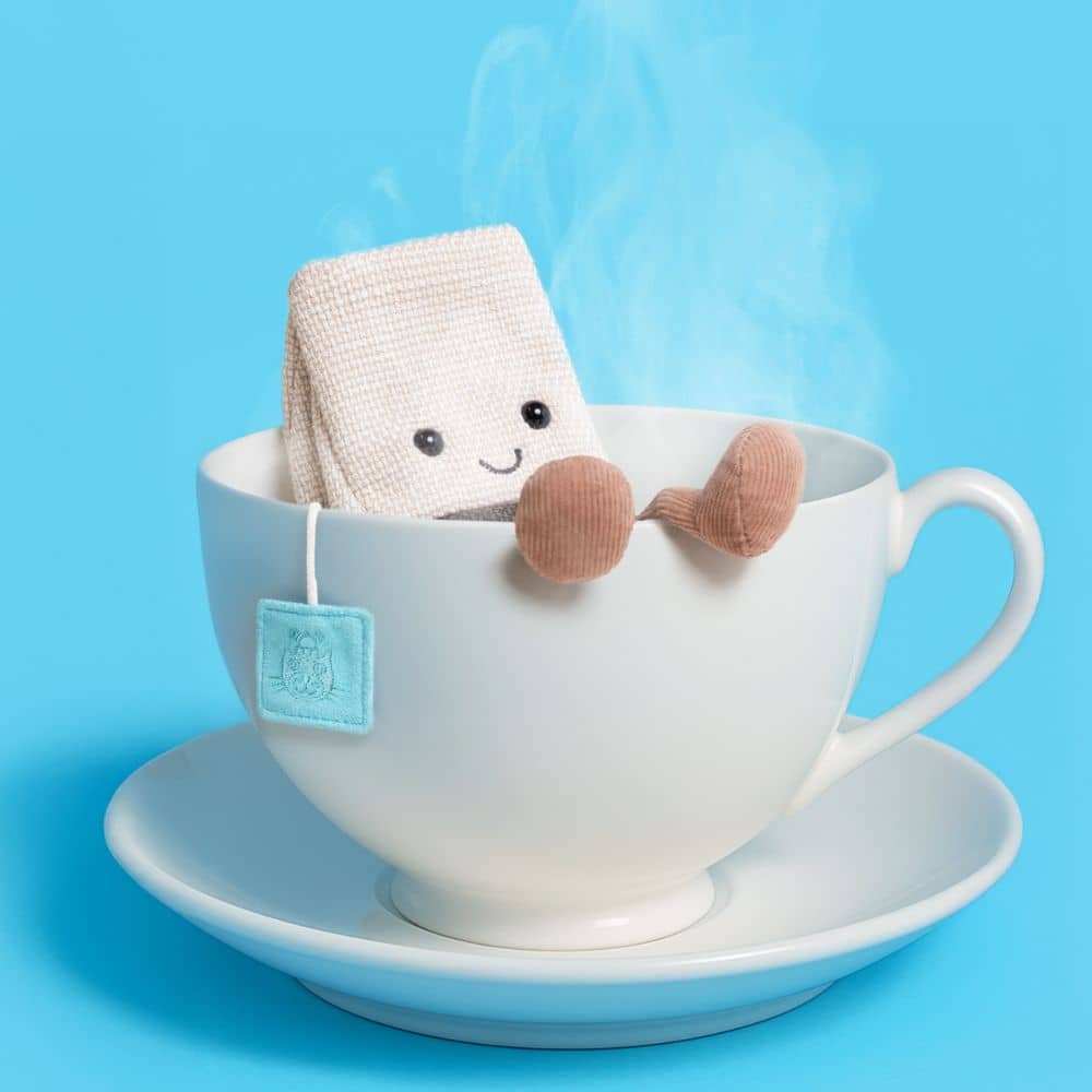 Amuseable Steepy Tea Bag – Plyšový čajový sáček (11 cm)