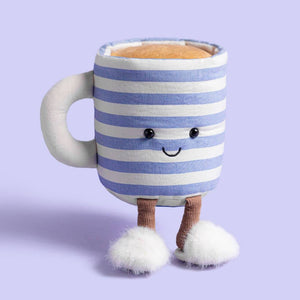 Sada: Amuseable Tea Time Duo – plyšový sáček na čaj a hrnek Rosie Lea