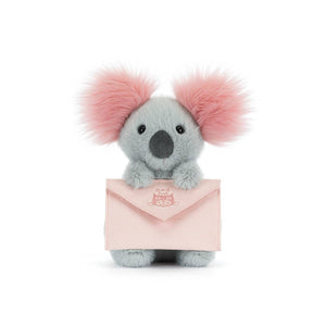 Koala zpráva – plyšový koala s obálkou (20 cm)