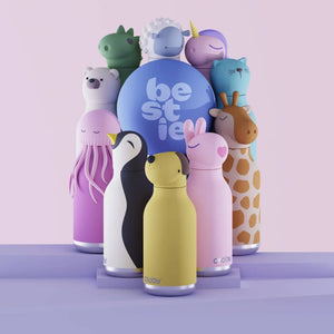 Termo-láhev s brčkem Bestie – Raketa (460 ml)