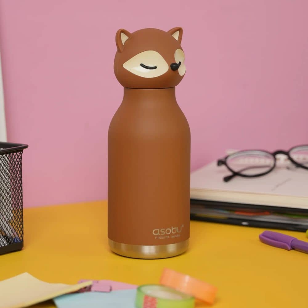 Termoska s brčkem Bestie – Liška (460 ml)