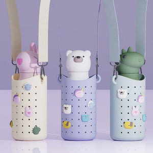 Držák lahve s popruhem Bestie Sling – zelený
