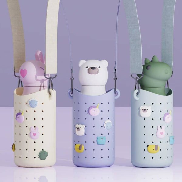 Držák lahve s popruhem Bestie Sling – zelený