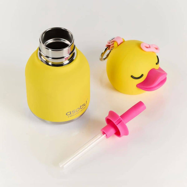 Termo-láhev s brčkem Mini Bestie – Kachna (200 ml)