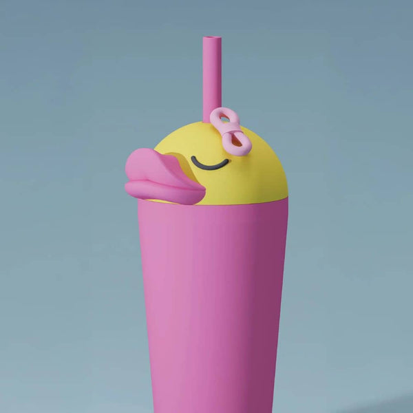 Bestie Tumbler Termohrnek s brčkem – Kachna (720 ml)