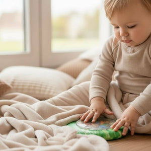 Senzorická disketa Peekaboo s figurkami - Dinosauři