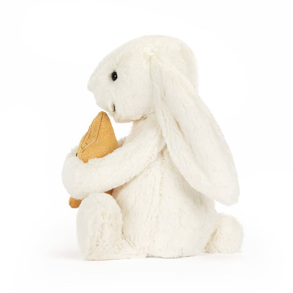 Bashful Hase – Krémově bílý s hvězdou (31 cm)