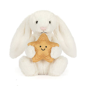Bashful Hase – Krémově bílý s hvězdou (31 cm)