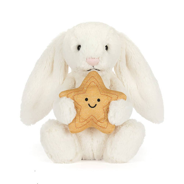 Bashful Hase – Krémově bílý s hvězdou (31 cm)