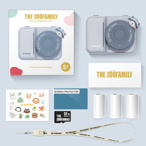 Digitální fotoaparát s tiskárnou pro děti Zoo Print - Mýval