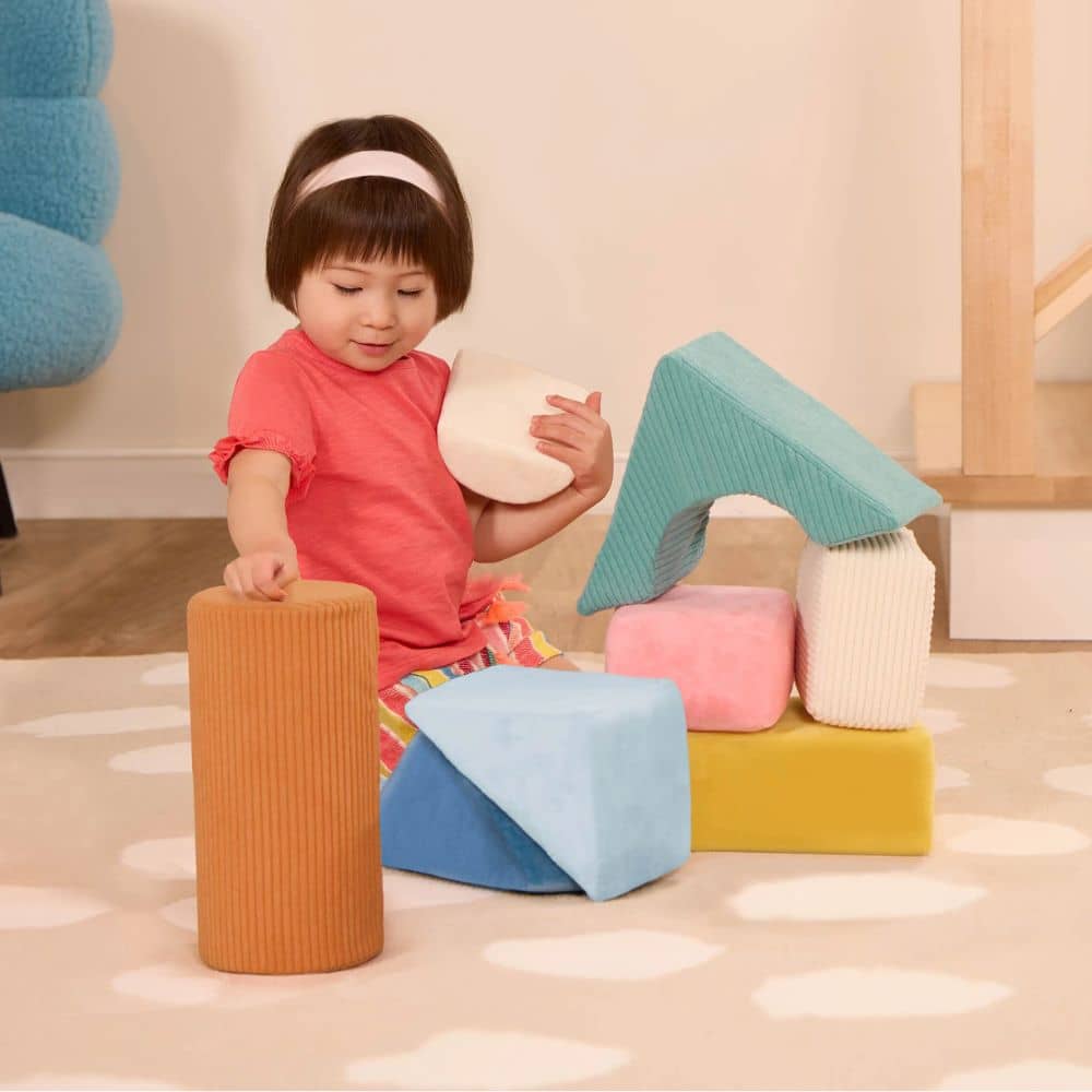 Velké měkké plyšové kostky - Tumble-y Towers (8 dílů)