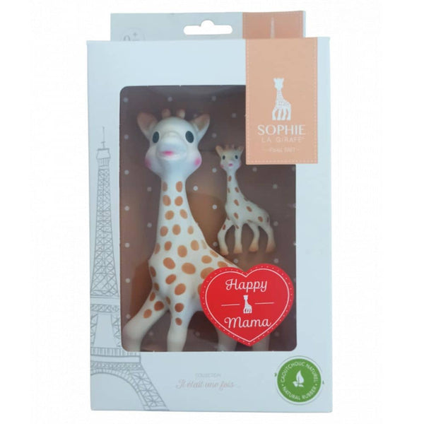 Dárková sada Sophie la girafe s kousátkem a klíčenkou (18 cm)
