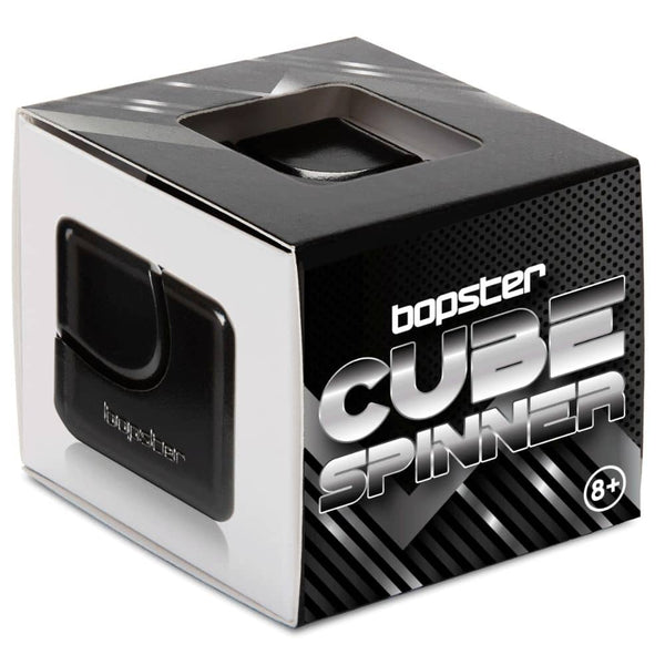 Hračka na procvičení jemné motoriky – Fidget Cube Spinner – černá