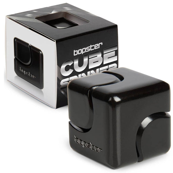 Hračka na procvičení jemné motoriky – Fidget Cube Spinner – černá